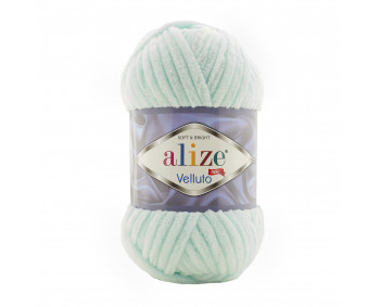 Farbe 15 sky - Alize Velluto 100g - Chenille Garn