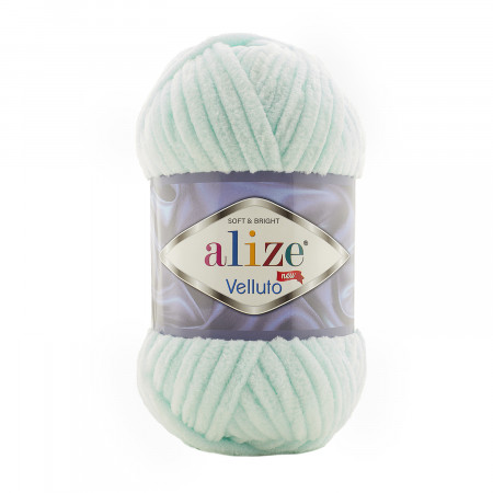 Farbe 15 sky - Alize Velluto 100g - Chenille Garn