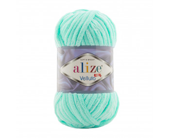 Farbe 19 aqua - Alize Velluto 100g - Chenille Garn