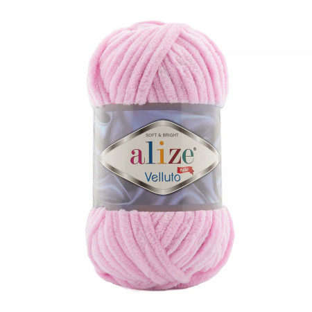 Farbe 31 babyrosa - Alize Velluto 100g - Chenille Garn