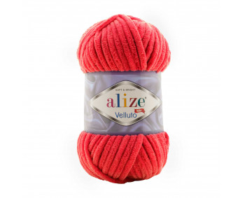 Farbe 56 rot - Alize Velluto 100g - Chenille Garn