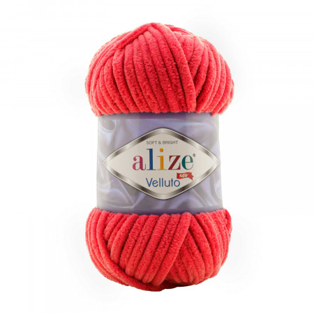 Farbe 56 rot - Alize Velluto 100g - Chenille Garn