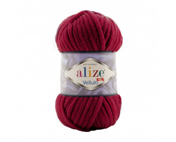 Farbe 107 cherry - Alize Velluto 100g - Chenille Garn