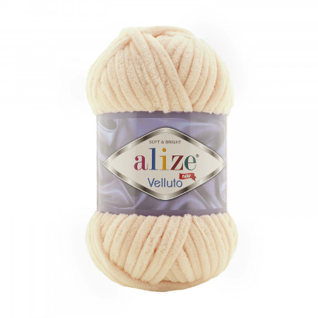 Farbe 310 honey - Alize Velluto 100g - Chenille Garn