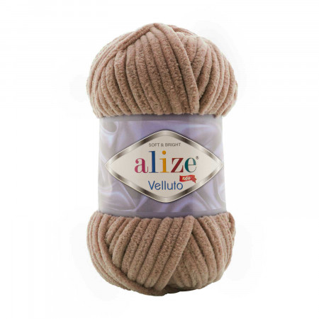 Farbe 329 tabakbraun - Alize Velluto 100g - Chenille Garn