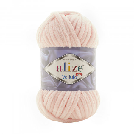 Farbe 340 powder - Alize Velluto 100g - Chenille Garn