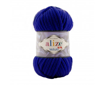 Farbe 360 royalblau - Alize Velluto 100g - Chenille Garn