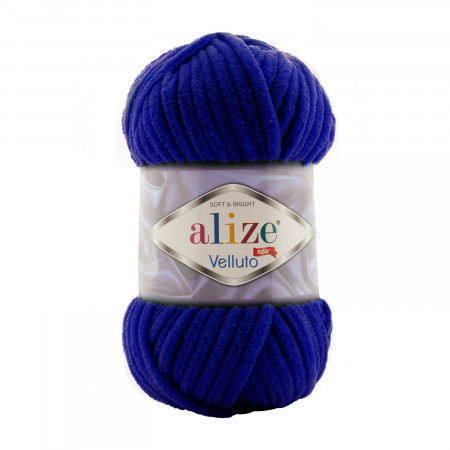 Farbe 360 royalblau - Alize Velluto 100g - Chenille Garn