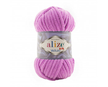 Farbe 378 orchidee - Alize Velluto 100g - Chenille Garn