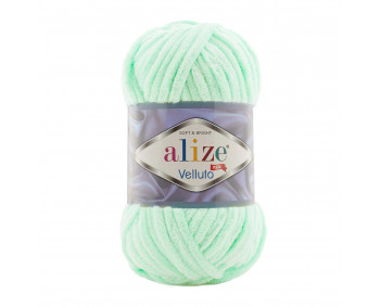 Farbe 464 mint - Alize Velluto 100g - Chenille Garn
