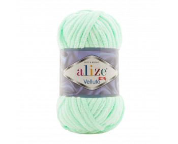 Farbe 464 mint - Alize Velluto 100g - Chenille Garn