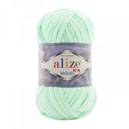 Farbe 464 mint - Alize Velluto 100g - Chenille Garn