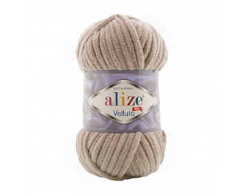 Farbe 530 stone - Alize Velluto 100g - Chenille Garn