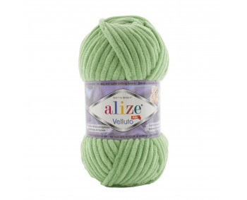 Farbe 103 hellgrün - Alize Velluto 100g - Chenille Garn