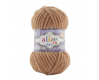 Farbe 429 hellbraun - Alize Velluto 100g - Chenille Garn