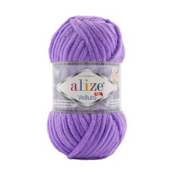 Farbe 43 lila - Alize Velluto 100g - Chenille Garn