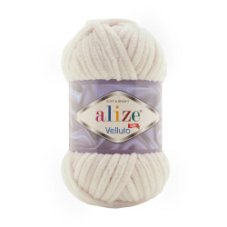 Farbe 599 natur - Alize Velluto 100g - Chenille Garn