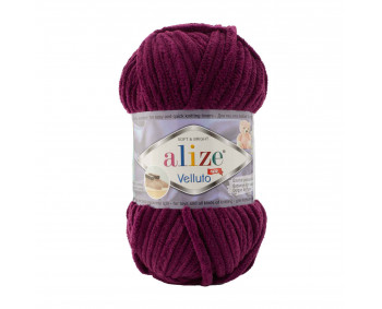 Farbe 111 pflaume - Alize Velluto 100g - Chenille Garn