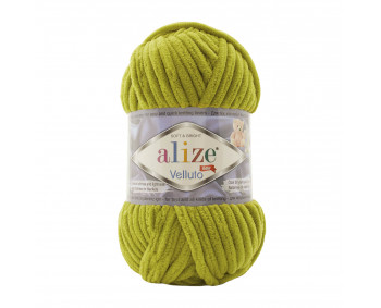 Farbe 11 grün - Alize Velluto 100g - Chenille Garn