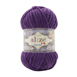 Farbe 44 lila - Alize Velluto 100g - Chenille Garn