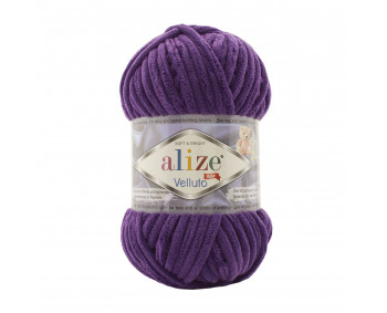 Farbe 44 lila - Alize Velluto 100g - Chenille Garn