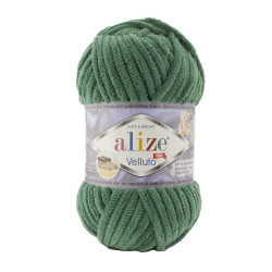 Farbe 532 dunkelgrün - Alize Velluto 100g - Chenille Garn