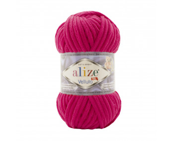 Farbe 798 fuchsia - Alize Velluto 100g - Chenille Garn