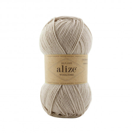 Farbe 152 beige melange - Alize Wooltime 100g