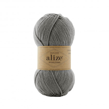 Farbe 21 grau melange - Alize Wooltime 100g