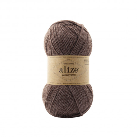 Farbe 240 braun melange - Alize Wooltime 100g