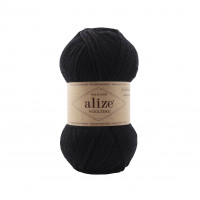 Farbe 60 schwarz - Alize Wooltime 100g
