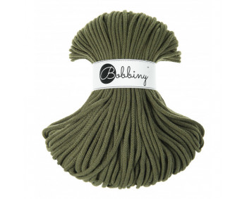 Bobbiny Flechtkordel Premium 5mm - 100m - ca.500g - Farbe Avocado