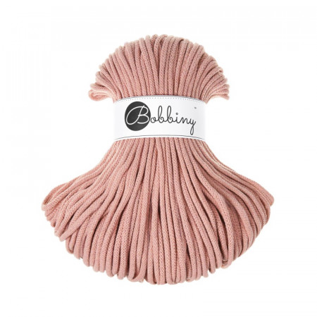 Bobbiny Flechtkordel Premium 5mm - 100m - ca.500g - Farbe Blush