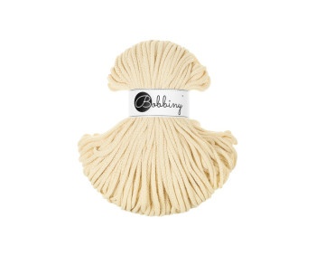 Bobbiny Flechtkordel Premium 5mm - 100m - ca.500g - Farbe Butter Yellow