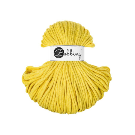Bobbiny Flechtkordel Premium 5mm - 100m - ca.500g - Farbe Canary Yellow