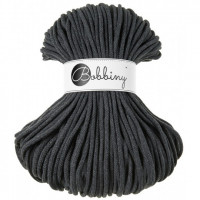 Bobbiny Flechtkordel Premium 5mm - 100m - ca.500g - Farbe Charcoal