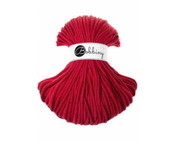 Bobbiny Flechtkordel Premium 5mm - 100m - ca.500g - Farbe Classic Red