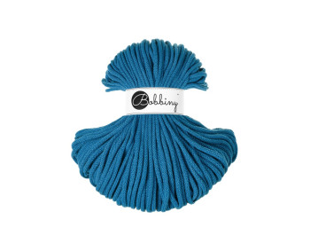 Bobbiny Flechtkordel Premium 5mm - 100m - ca.500g - Farbe Dopamin Blue