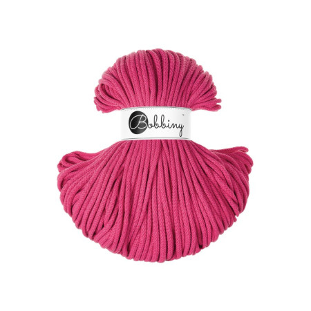 Bobbiny Flechtkordel Premium 5mm - 100m - ca.500g - Farbe Dopamine Pink