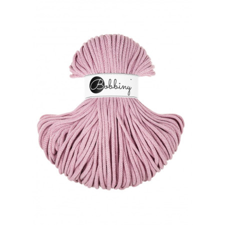 Bobbiny Flechtkordel Premium 5mm - 100m - ca.500g - Farbe Dusty Rose