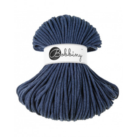 Bobbiny Flechtkordel Premium 5mm - 100m - ca.500g - Farbe Jeans