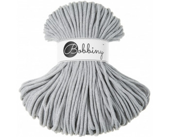Bobbiny Flechtkordel Premium 5mm - 100m - ca.500g - Farbe Light Grey