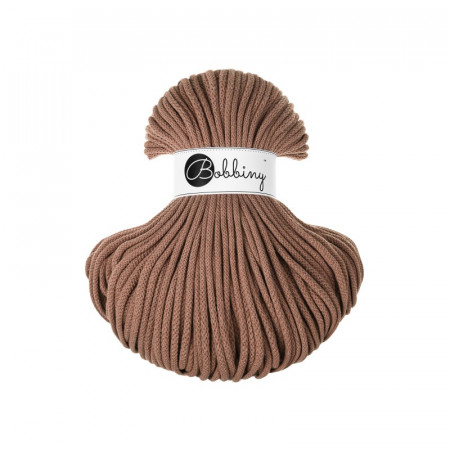 Bobbiny Flechtkordel Premium 5mm - 100m - ca.500g - Farbe Mocha Mousse