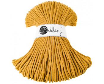 Bobbiny Flechtkordel Premium 5mm - 100m - ca.500g - Farbe Mustard