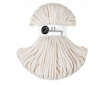 Bobbiny Flechtkordel Premium 5mm - 100m - ca.500g - Farbe Natural