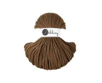 Bobbiny Flechtkordel Premium 5mm - 100m - ca.500g - Farbe Nut Brown
