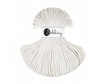 Bobbiny Flechtkordel Premium 5mm - 100m - ca.500g - Farbe Off White