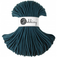 Bobbiny Flechtkordel Premium 5mm - 100m - ca.500g - Farbe Peacock Blue
