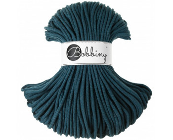 Bobbiny Flechtkordel Premium 5mm - 100m - ca.500g - Farbe Peacock Blue