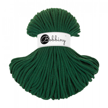 Bobbiny Flechtkordel Premium 5mm - 100m - ca.500g - Farbe Pine Green